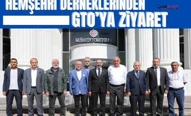 Hemşehri derneklerinden GTO’ya ziyaret