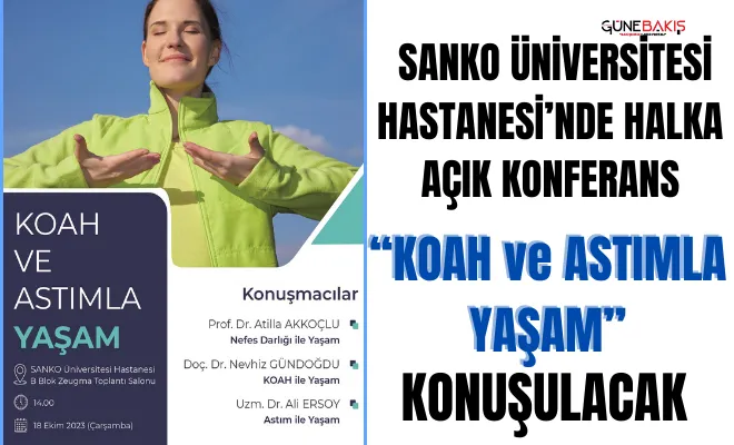 Sanko Üniversitesi Hastanesi’nde halka açık konferans 