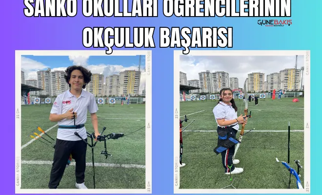 Sanko okulları öğrencilerinin okçuluk başarısı