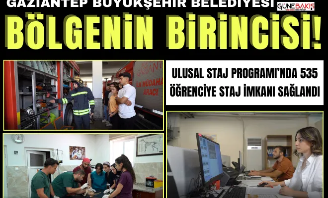 Gaziantep Büyükşehir Belediyesi bölgenin birincisi!