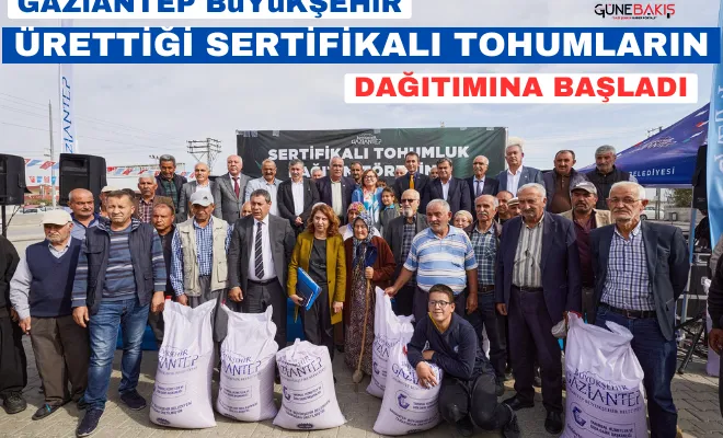 Gaziantep Büyükşehir, ürettiği sertifikalı tohumların dağıtımına başladı 