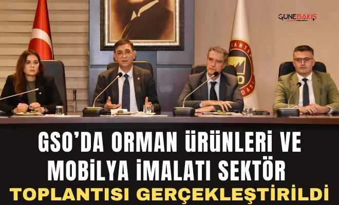 GSO’da Orman Ürünleri ve Mobilya İmalatı Sektör Toplantısı gerçekleştirildi