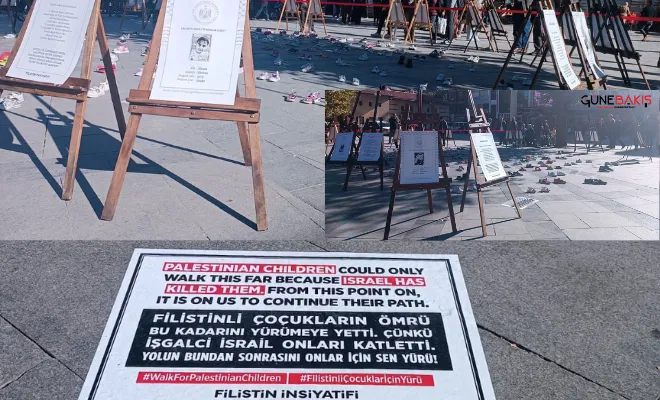 Filistin İnsiyatifi'nden Gaziantep’te anlamlı tepki