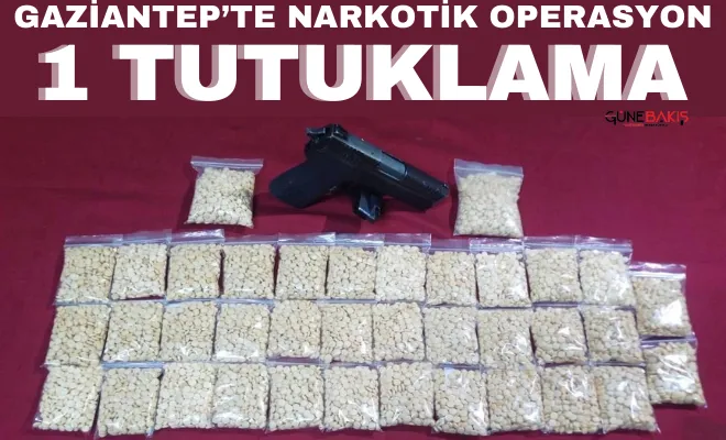 Şahinbey'de narkotik operasyon: 1 tutuklama