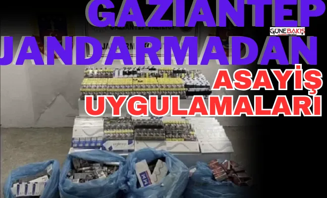 Gaziantep Jandarmadan asayiş uygulamaları