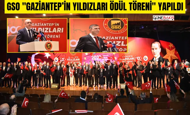 GSO ‘Gaziantep’in Yıldızları Ödül Töreni’ yapıldı