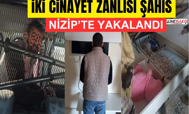 İki cinayet zanlısı şahıs Nizip’te yakalandı