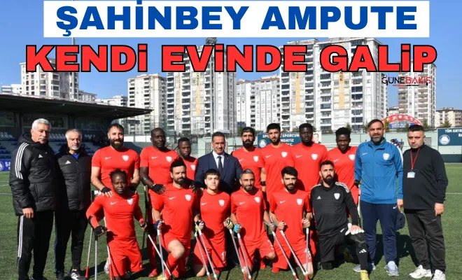 Şahinbey Ampute kendi evinde galip 4-1