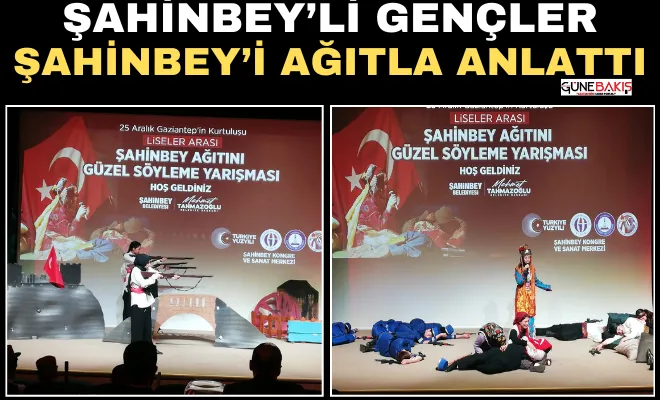 Şahinbey’li gençler Şahinbey’i ağıtla anlattı