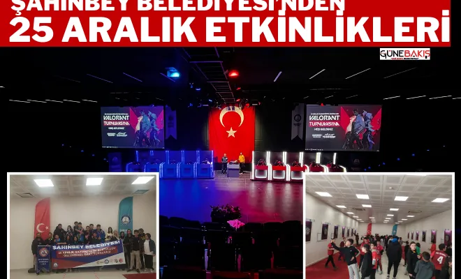 Şahinbey Belediyesi’nden 25 Aralık etkinlikleri