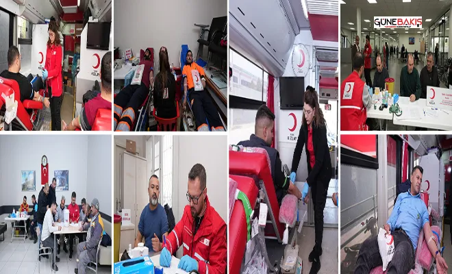  Şehitkamil'den kan bağışına destek