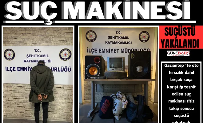 Suç makinesi suçüstü yakalandı