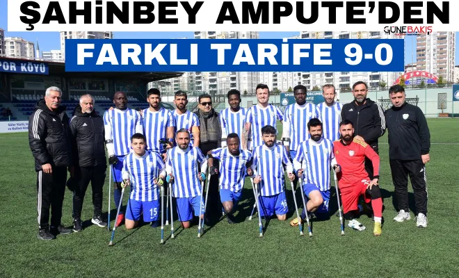 Şahinbey Ampute’den farklı tarife 9-0