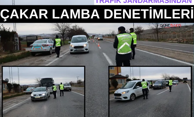 Trafik Jandarmasından çakar lamba denetimleri