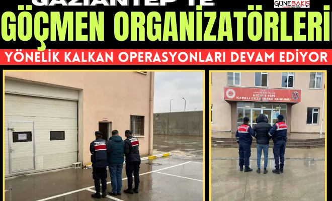 Gaziantep 'te göçmen organizatörlerine yönelik kalkan operasyonları devam ediyor  