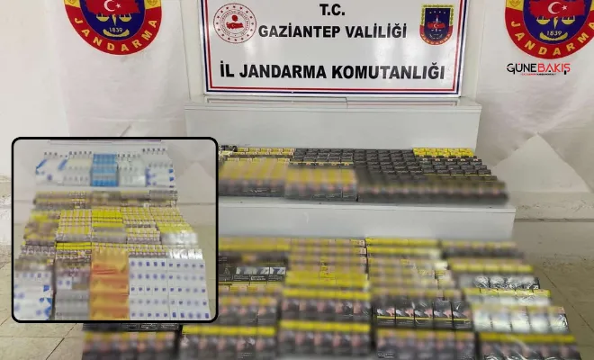 Gaziantep’te 1 Milyon TL değerinde kaçak sigara ele geçirildi