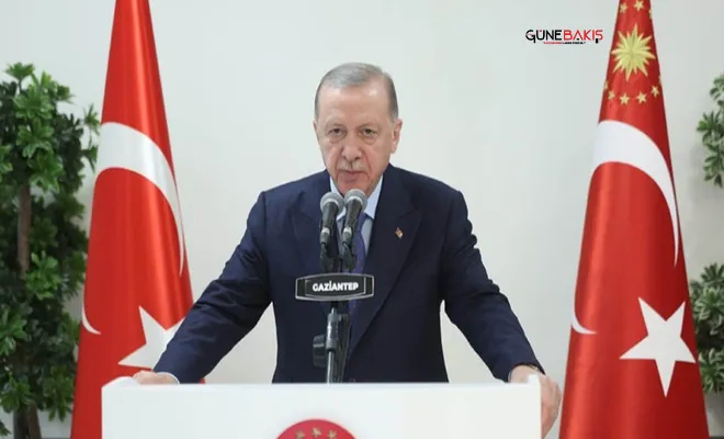 Cumhurbaşkanı Erdoğan, Gaziantep'te 10 bin 698 deprem konutunun kurasını ve teslimini gerçekleştirdi