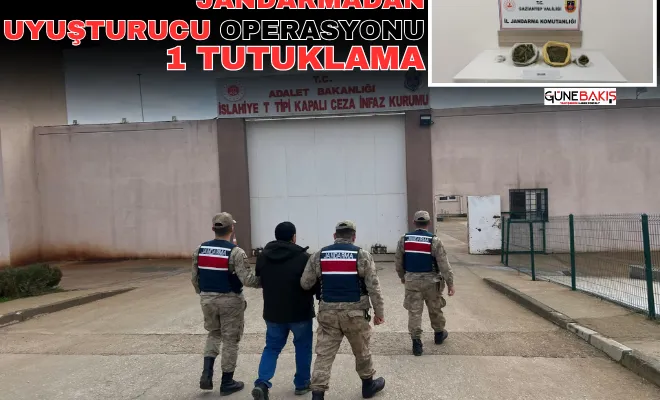 Jandarmadan uyuşturucu operasyonu:1 tutuklama