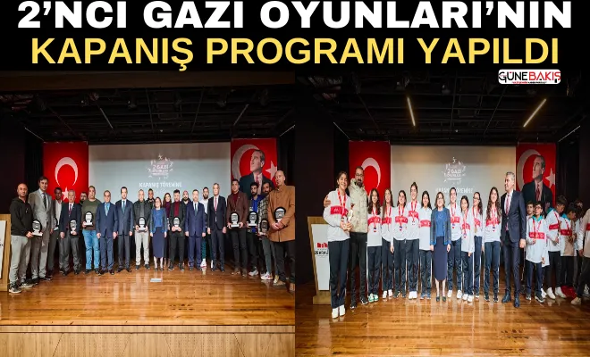 2’nci Gazi Oyunları’nın kapanış programı yapıldı