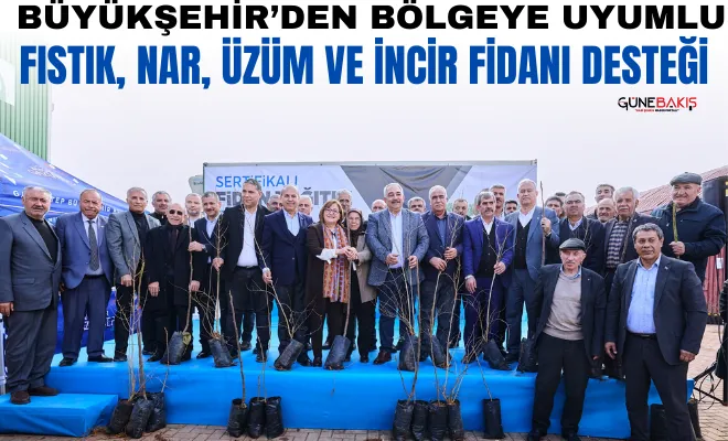 Büyükşehir’den çiftçi’ye 47 bin fidan desteği