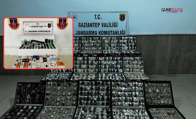 Jandarma Gaziantep’te 4 milyon 850 bin TL’lik kaçak malzemeye el koydu
