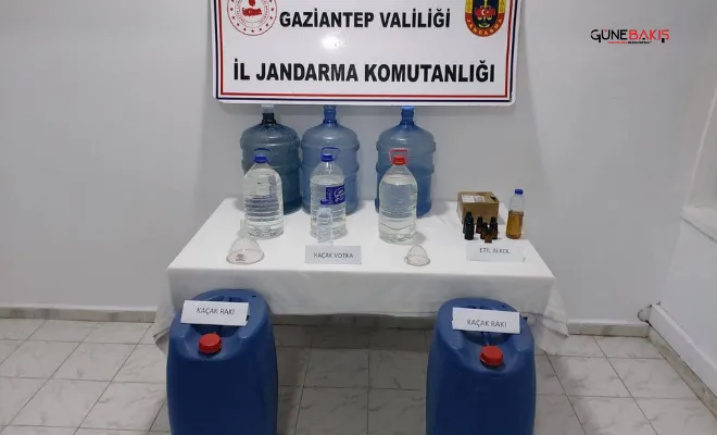 Gaziantep sahte içki operasyonu: 1 gözaltı