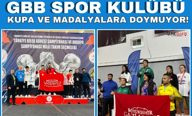 GBB Spor Kulübü, kupa ve madalyalara doymuyor! 