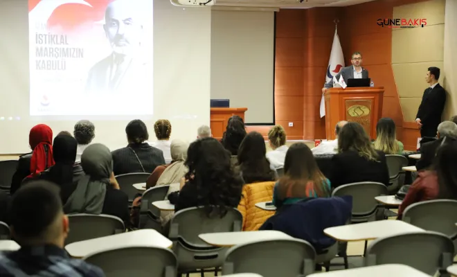 SANKO Üniversitesinde ‘Mehmet Akif ve İstiklal Marşı’ konulu program düzenlendi