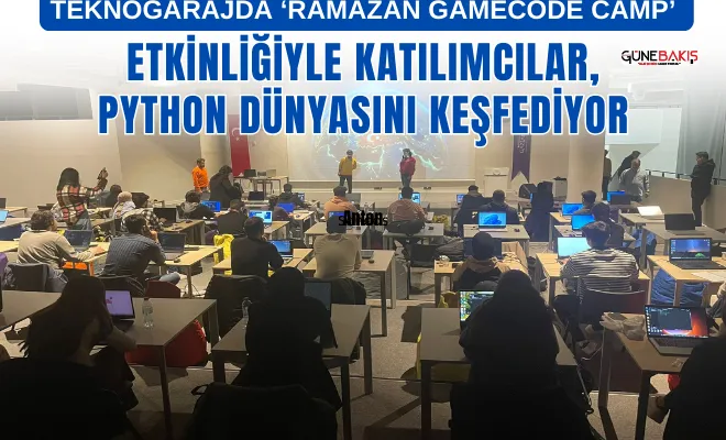 Teknogaraj’da ‘Ramazan Gamecode Camp’ etkinliğiyle katılımcılar, python dünyasını keşfediyor 