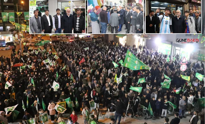 Gaziantep halkı HÜDA PAR Genel Başkanı Zekeriya Yapıcıoğlu’nu bağrına bastı