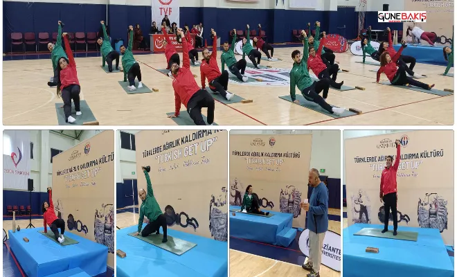 GAÜN’de Türklerde ağırlık kaldırma kültürü eğitimi verildi