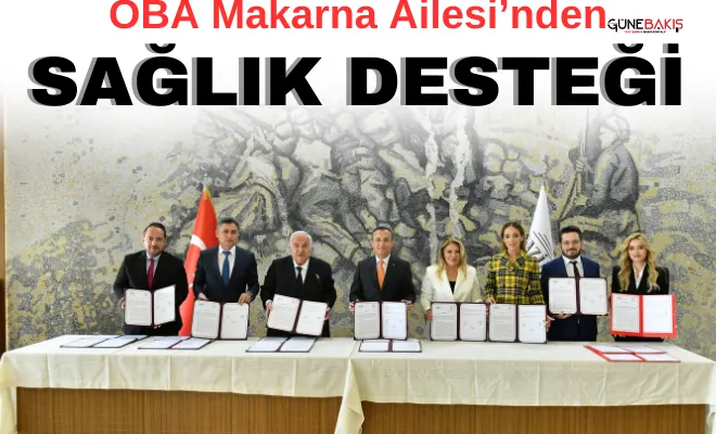 OBA Makarna Ailesi’nden sağlık desteği