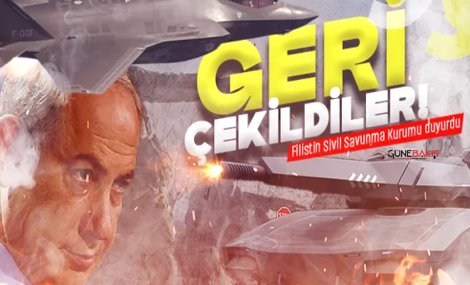 Filistin Sivil Savunma Kurumu duyurdu: İşgalciler çekildi!