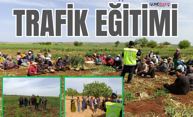 Jandarmadan tarım işçilerine trafik eğitimi