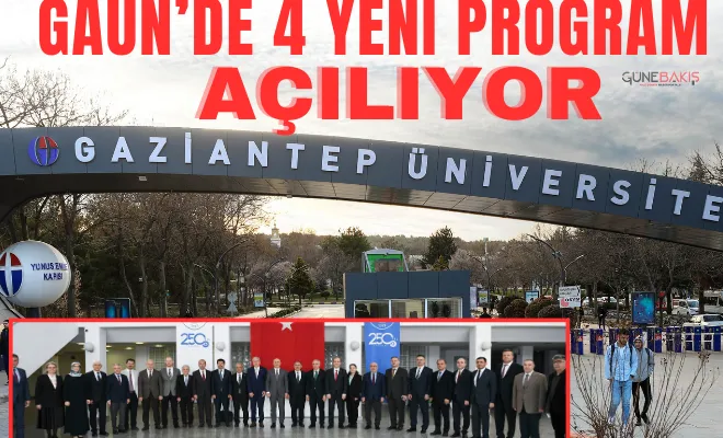 GAÜN’de 4 yeni program açılıyor