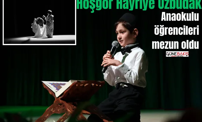 Hoşgör Hayriye Özbudak Anaokulu öğrencileri mezun oldu