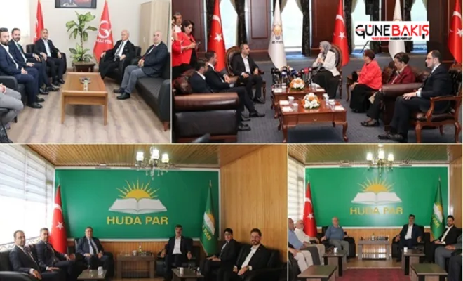 HÜDA PAR siyasi partilerle bayramlaştı