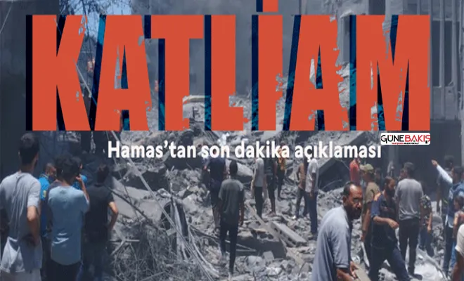 İşgalci katliam yaptı! Hamas'tan son dakika açıklaması