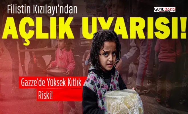 Filistin Kızılayı'ndan açlık uyarısı