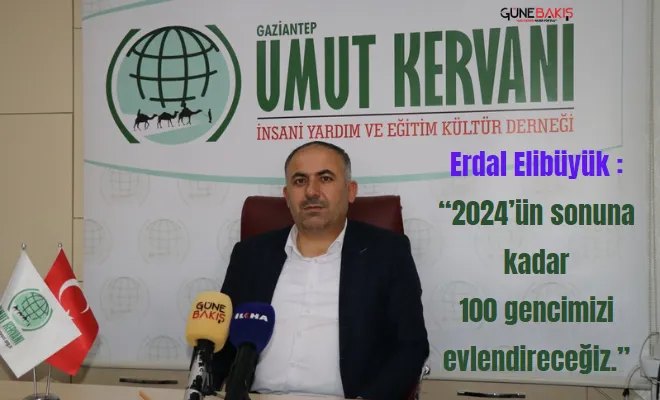 Erdal Elibüyük, '2024’ün sonuna kadar 100 gencimizi evlendireceğiz.'