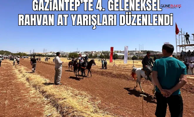 Gaziantep’te 4. Geleneksel Rahvan At Yarışları düzenlendi 