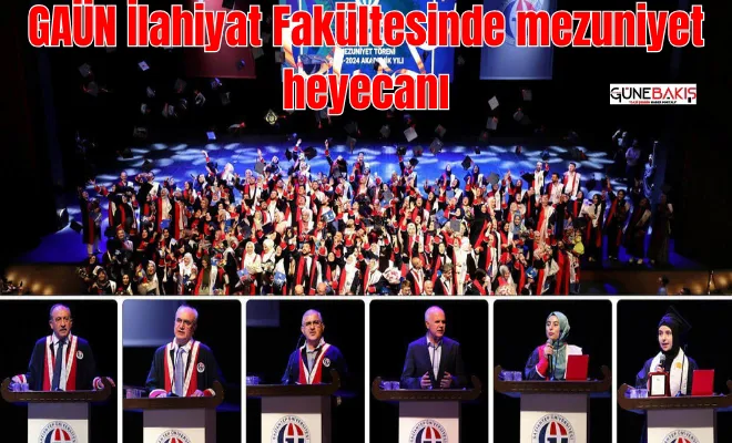 GAÜN İlahiyat Fakültesinde mezuniyet heyecanı