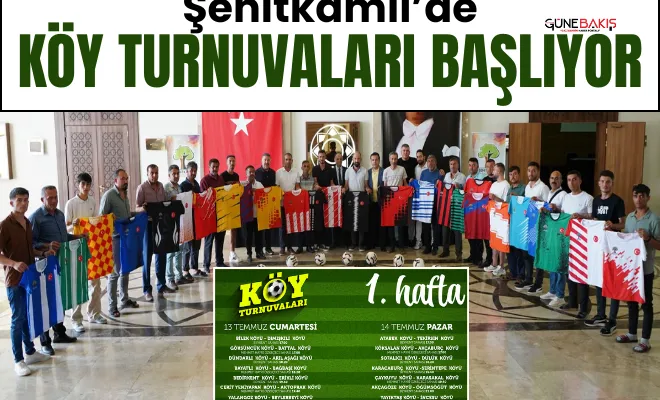 Şehitkamil’de Köy Turnuvaları başlıyor
