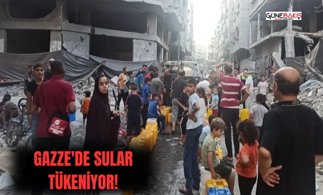 Gazze'de sular tükeniyor!