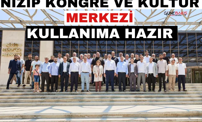 Nizip Kongre Ve Kültür Merkezi kullanıma hazır