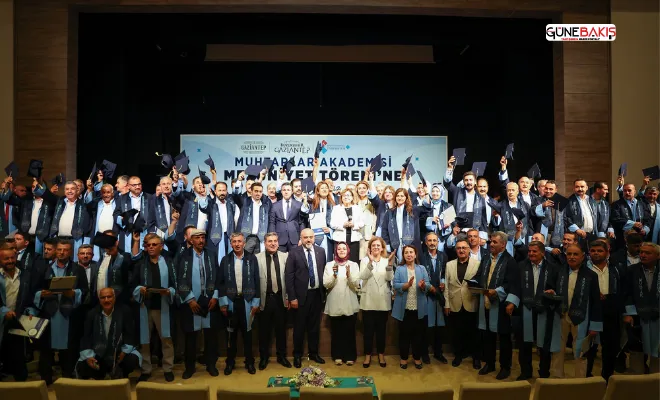 Gaziantep’te ‘Muhtarlar Akademisi’ mezuniyet töreni düzenlendi
