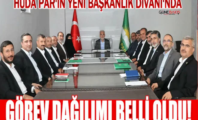 HÜDA PAR'ın yeni Başkanlık Divanı'nda görev dağılımı belli oldu