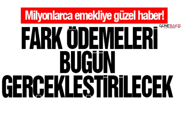 Milyonlarca emekliye güzel haber!