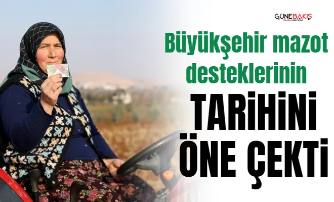 Büyükşehir mazot desteklerinin tarihini öne çekti