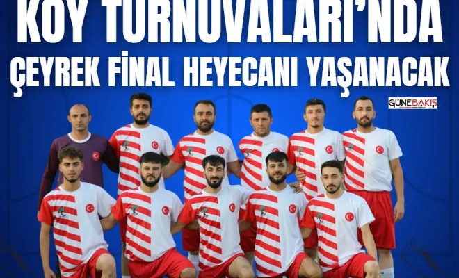 Şehitkâmil’de Köy Turnuvaları’nda çeyrek final heyecanı yaşanacak